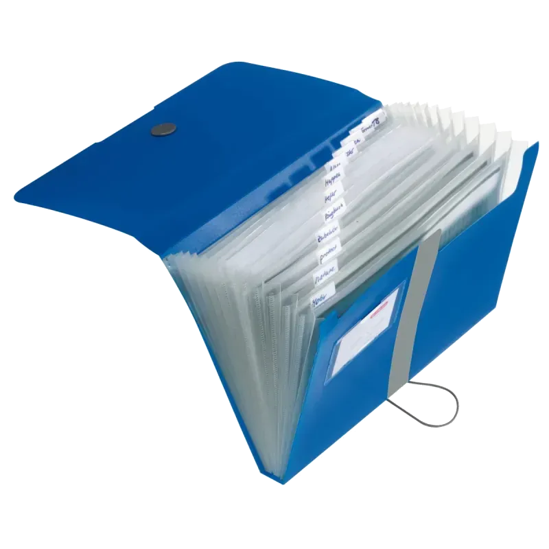 Herlitz Mapa A4 expandabila 12 compartimente, elastic si index