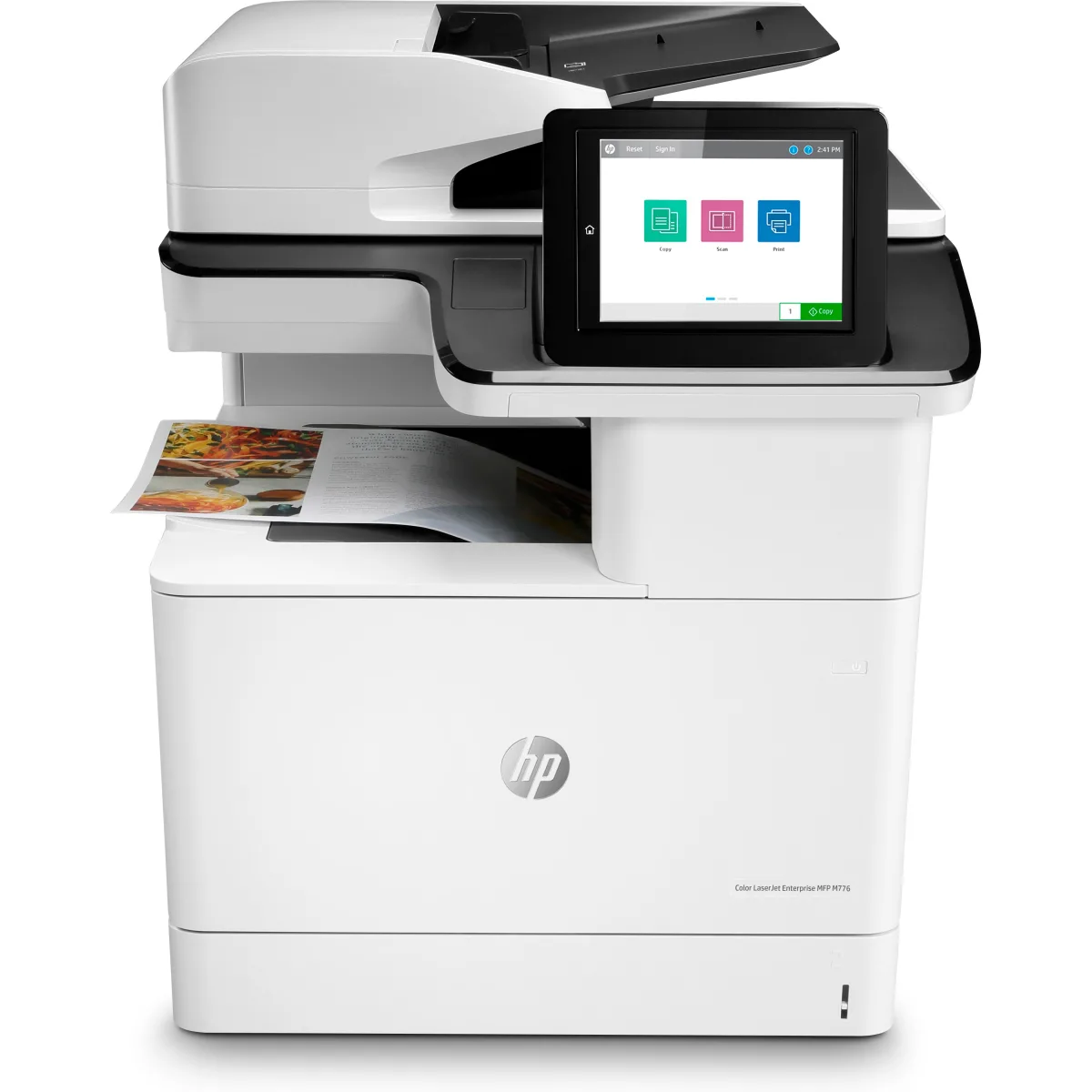 HP Color LaserJet Enterprise MFP M776dn multifunctional A3 color angle