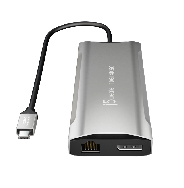 j5create 4K60 Elite USB-C Mini Dock 10Gbps Triple-Monitor 