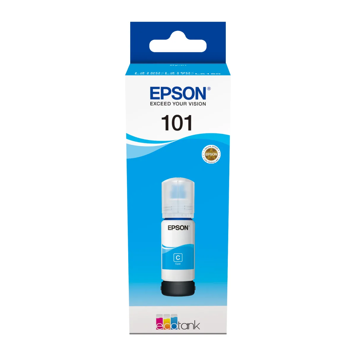 Rezerva cerneala 101 ECOTANK Cyan pentru Epson L6170, L4160, L4150, L6190