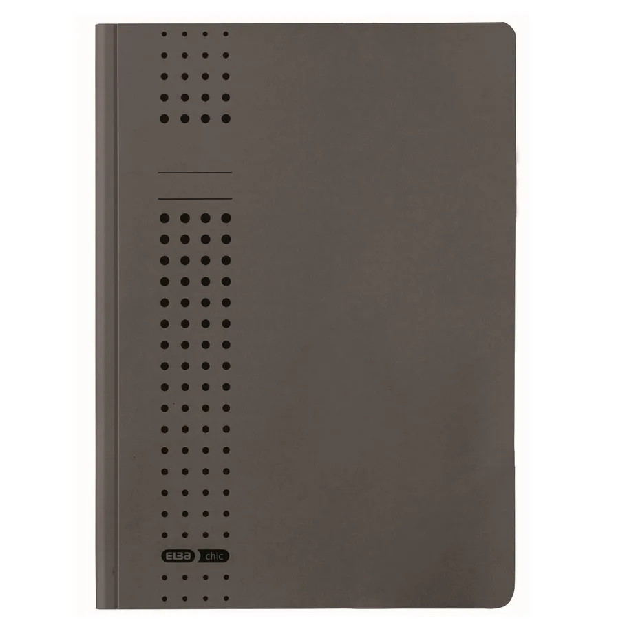 Elba Dosar plic A4 cu 3 clape, carton 320 g/mp, antracit