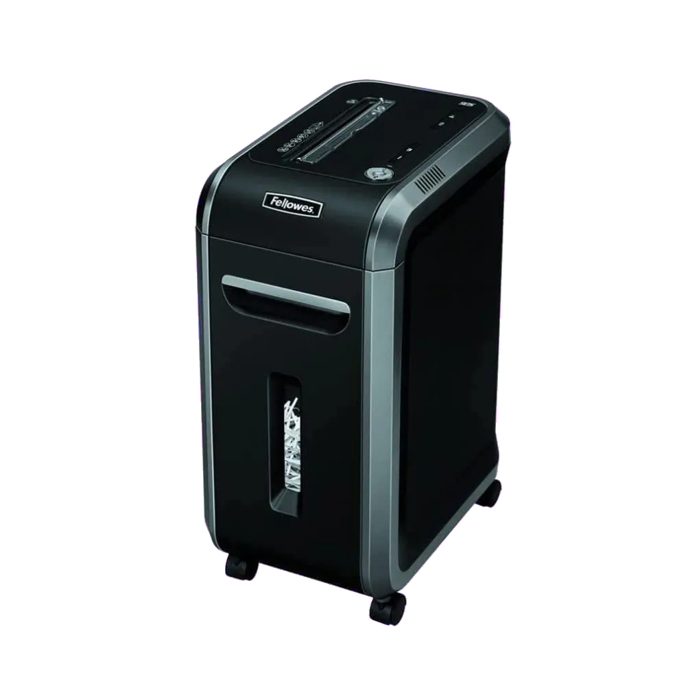Fellowes Distrugator documente 90S, 18 coli, fasii 5.8 mm, P-2, CD/DVD, cos 34L