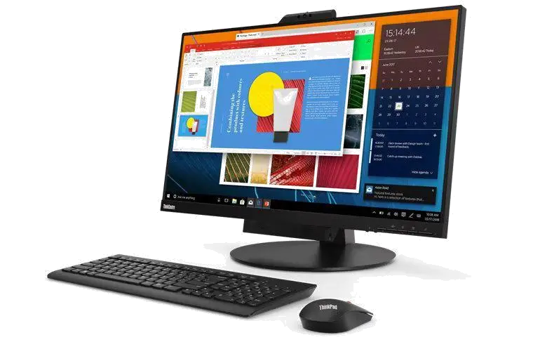 Lenovo ThinkCentre Tiny-In-One 27 monitor QHD cu camera 