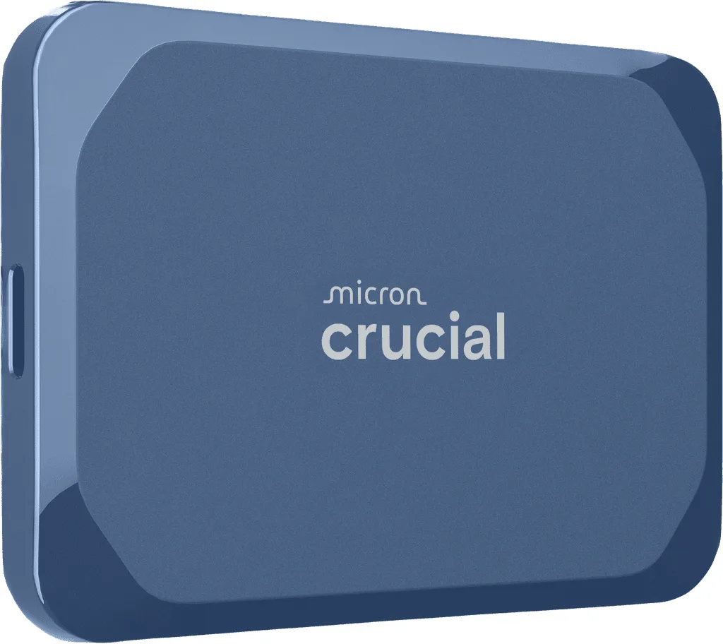 Crucial X10 SSD extern 1TB USB 3.2 Gen 2x2 Type-C 2100MB/s