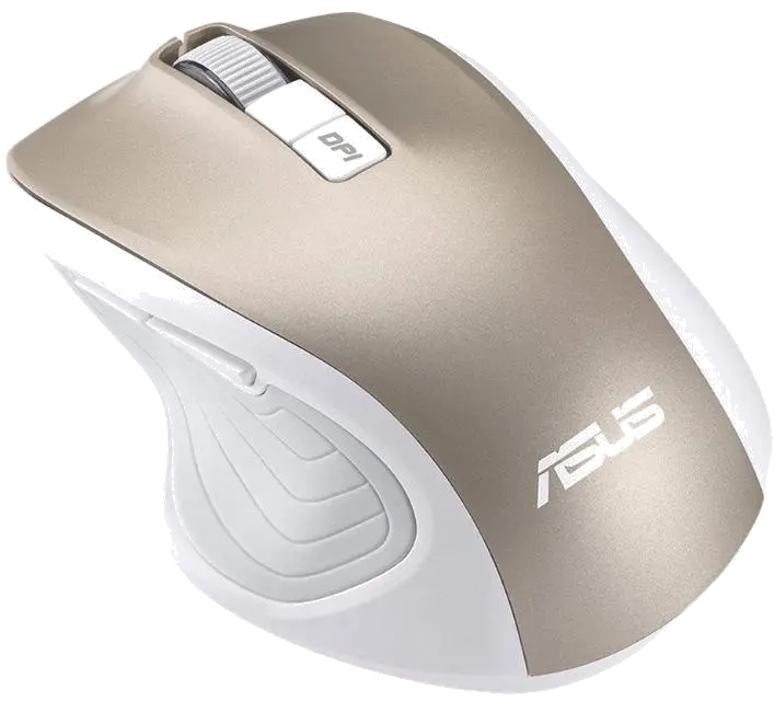 Asus Mouse wireless silentios MW202, 4000dpi, ergonomic, auriu