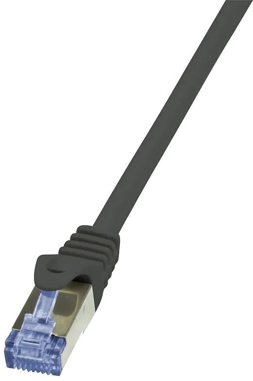 PATCH CORD S/FTP LOGILINK Cat6a, LSZH, cupru, 5 m, negru, AWG26, dublu ecranat "CQ3073S"