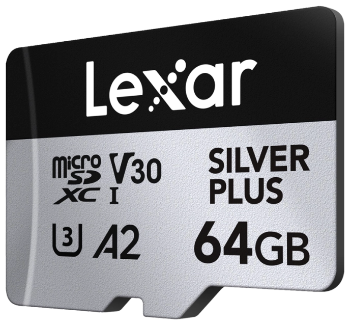 Lexar MicroSDXC Silver Plus 1066x UHS-I/U3/A2/4K R205/W100 (V30) 64GB 