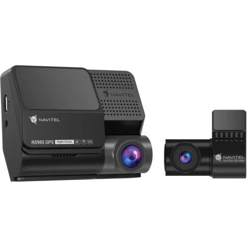 Navitel Camera auto duala RS985 GPS 4K, spate Full HD, Wi-Fi