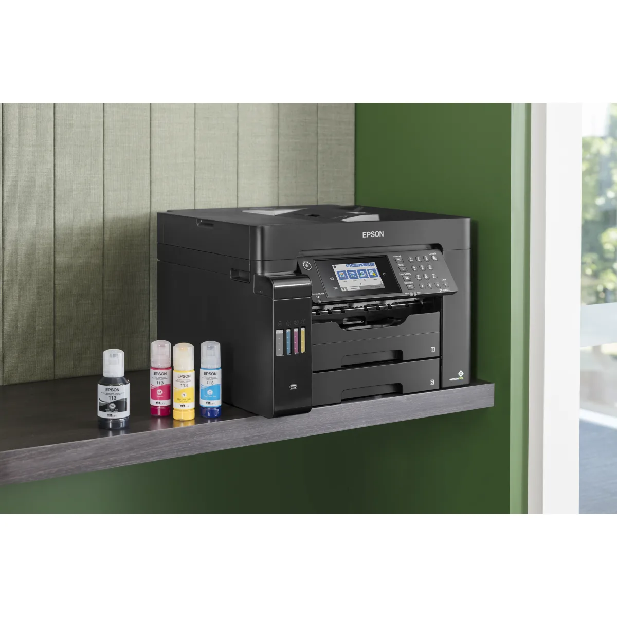 Epson EcoTank L15160 multifunctional CISS A3+ fax C11CH71402 angle