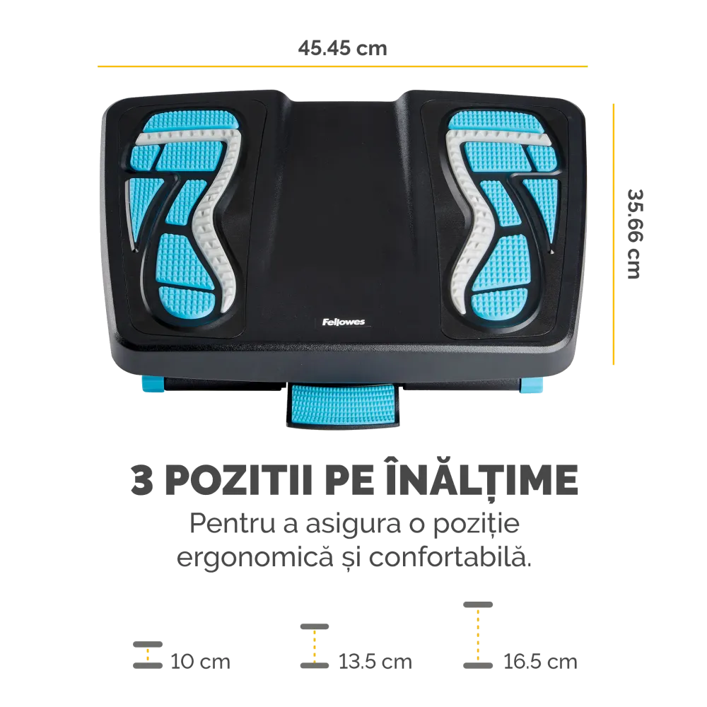Fellowes Energizer Foot Support - suport ergonomic pentru picioare suprafata cu masaj 