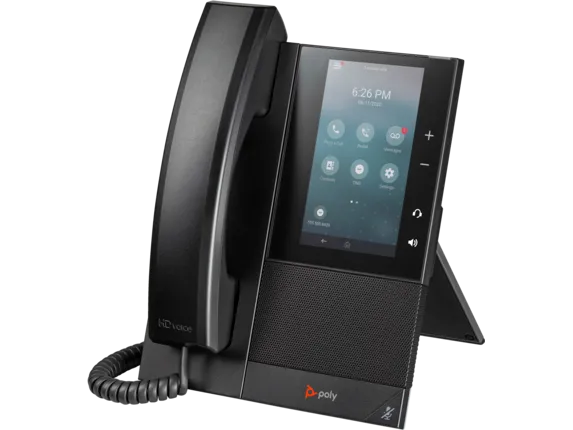 HP Poly CCX 500 Business Media Phone with OPEN SIP and PoE-enabled GSA/TAA