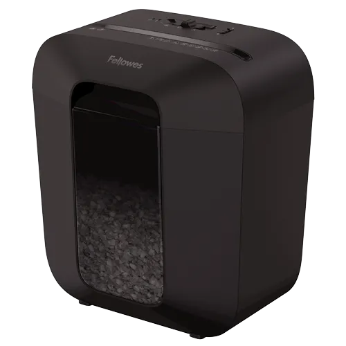 Fellowes Distrugator documente LX25M, 6 coli, mini-cut 4x12 mm, P-4, cos 11.5L