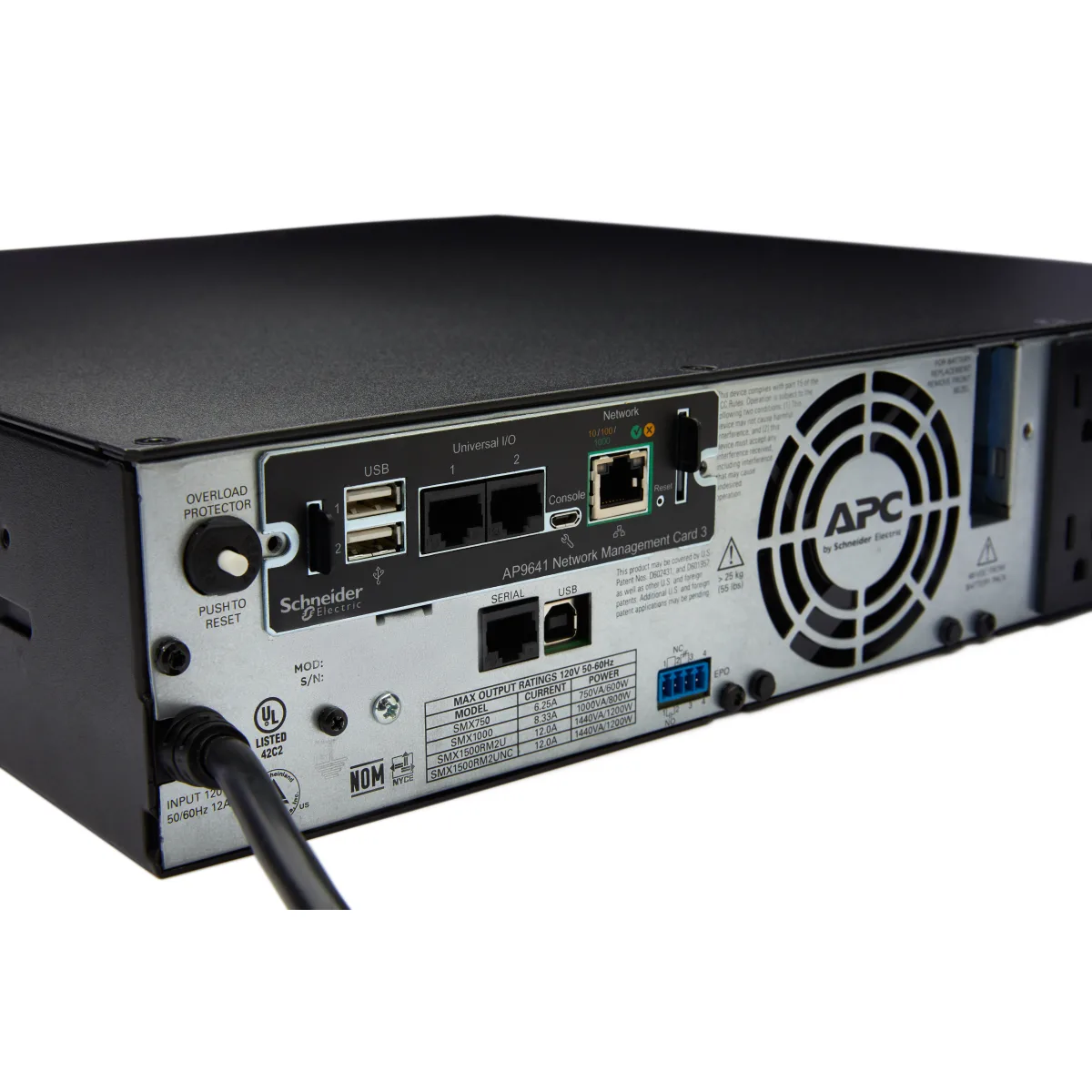 APC UPS Network Management Card 3 with Environmental Monitoring angle