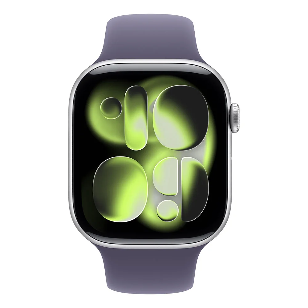 Apple Watch Series 11 46mm GPS Silver Purple Fog S/M 
