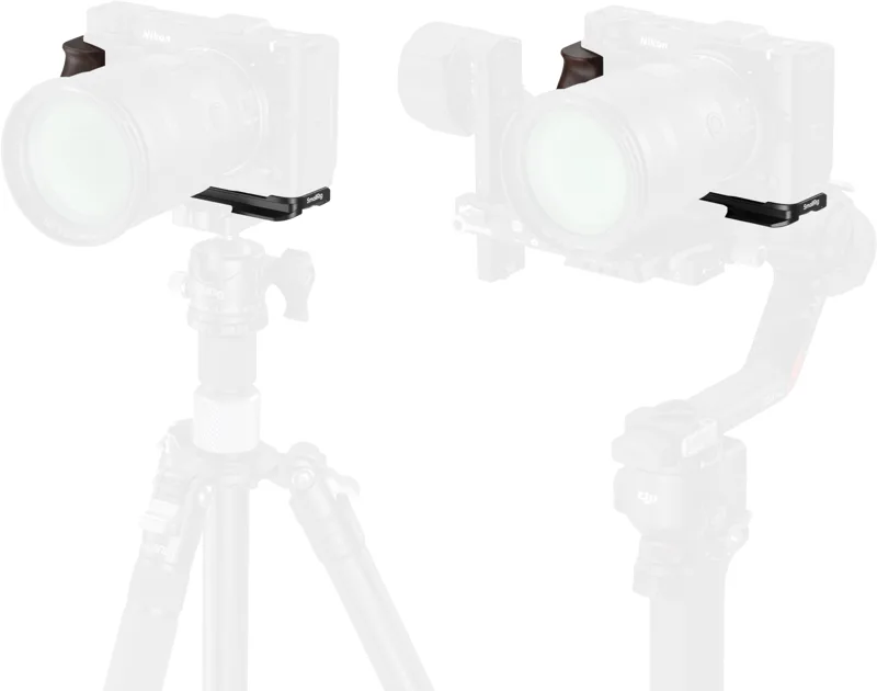 SmallRig Placa L Nikon ZR 5906, Arca, maner lemn, negru/maro 