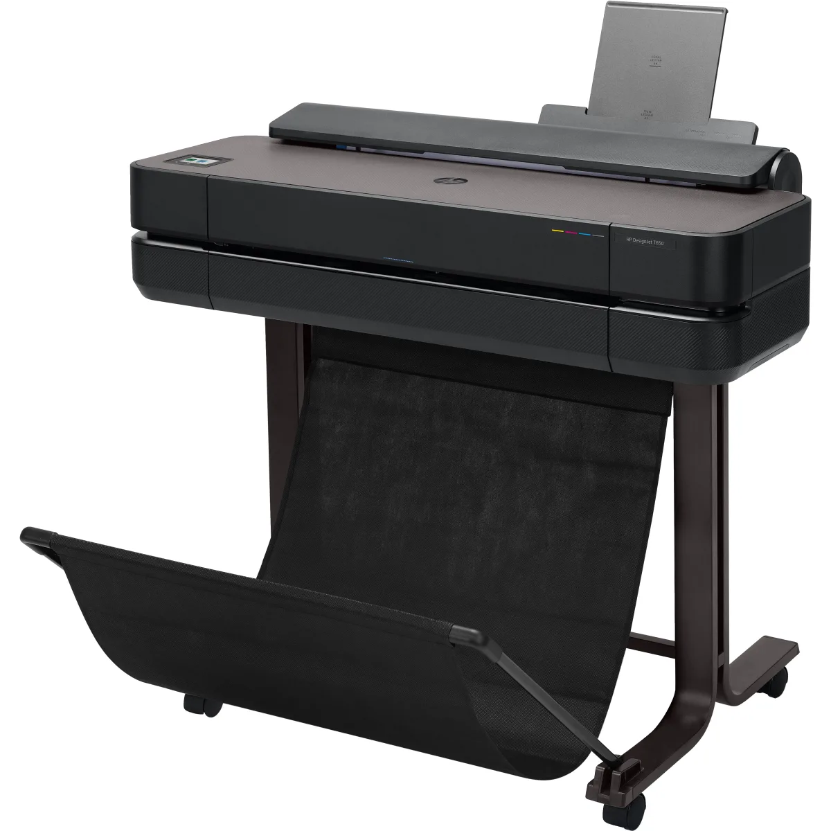 HP DesignJet T650 plotter A1 24 inch cu stand (5HB08A) angle