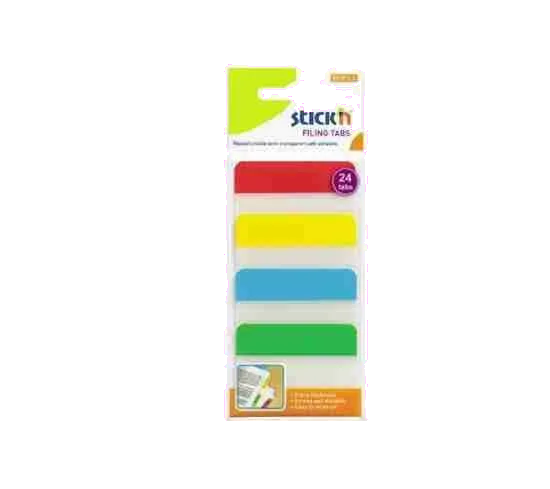 Hopax Index plastic transparent 38x51mm margine neon