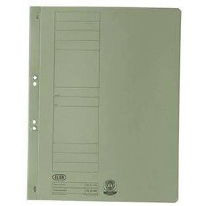 Elba Dosar incopciat A4 capse 1/1 Premium verde