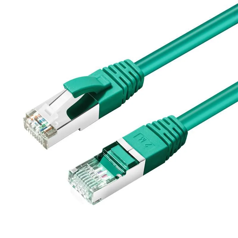 MicroConnect Patch cord CAT6A S/FTP 2m verde 10Gb PoE+