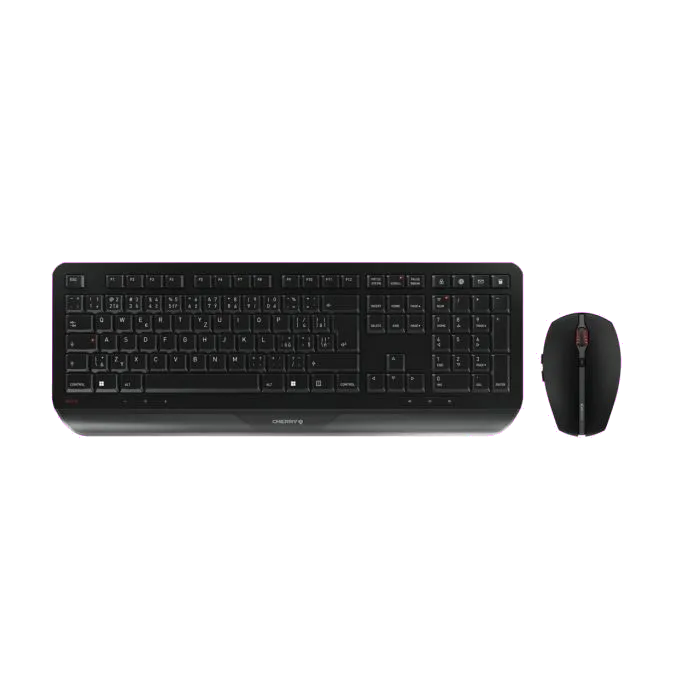 Cherry Gentix Desktop Kit tastatură si mouse, fără fir, CZ, SK, (Cehă/Slovacă) Layout