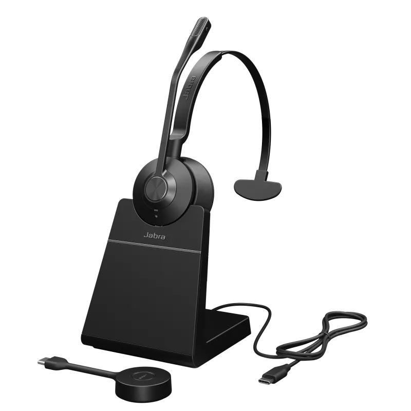 Jabra Casca Engage 55 SE UC Mono DECT Link 400c USB-C cu stand