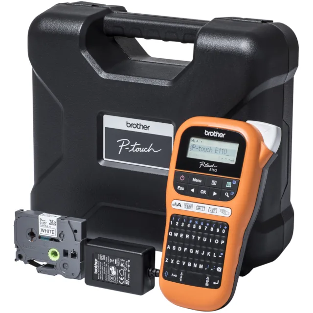 Brother Aparat etichetat handheld PT-E110VP LCD iluminat 20 mm/s benzi TZe 3.5-12mm