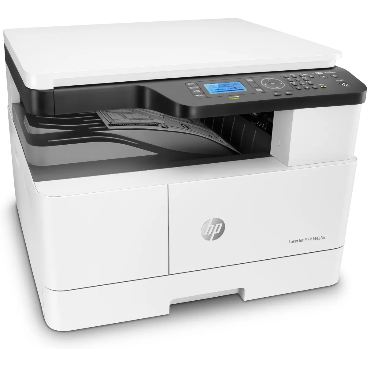 HP LaserJet MFP M438n multifunctional mono A3 (8AF43A) angle
