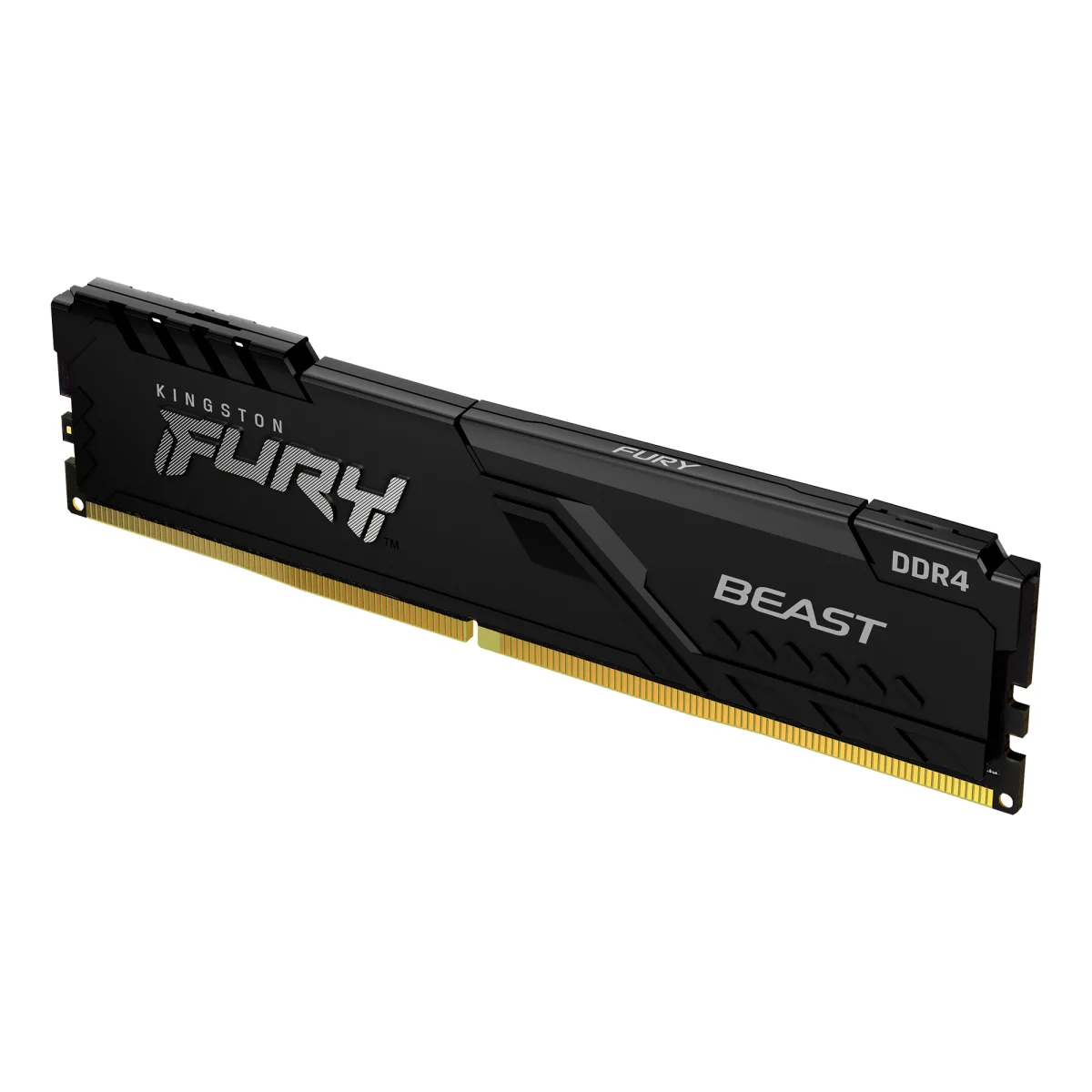 Kingston Memorie FURY Beast DRAM 32GB 3200MHz DDR4 CL16 DIMM (Kit of 2) angle