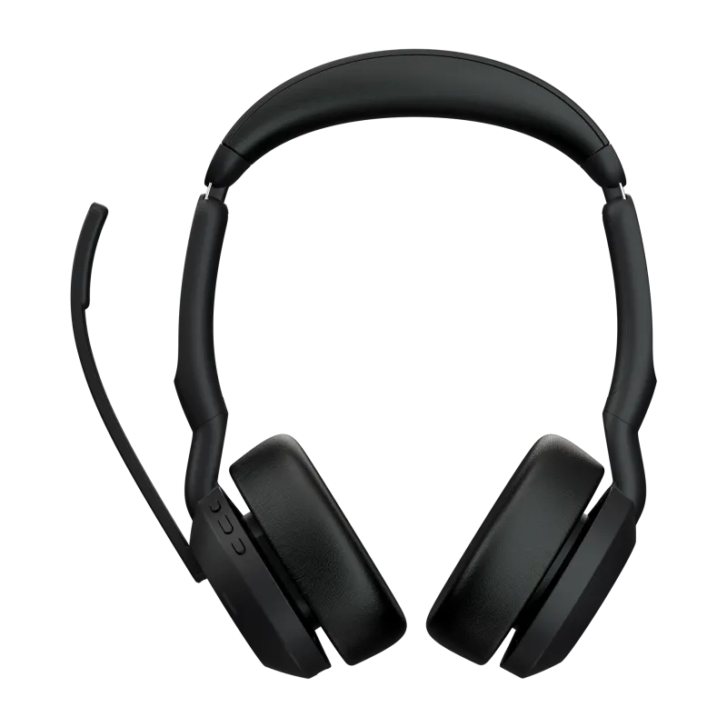 Jabra Casca EVOLVE2 55 MS fara fir, Binaural, On-Ear, conectare USB-C via Link 380c