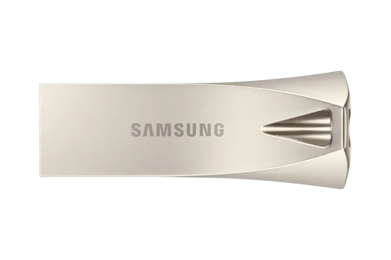 Samsung Memorie USB 64GB Bar Plus, USB 3.1 Gen1, viteza 400/MBs, Champaign Silver