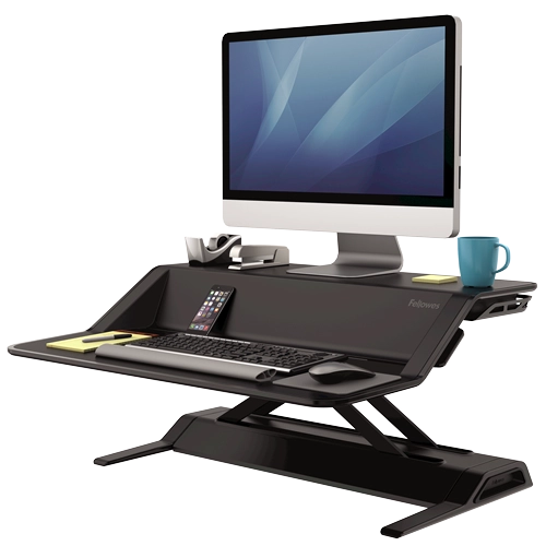 Fellowes Lotus Sit-Stand Workstation negru