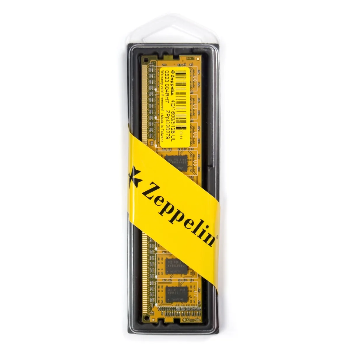 Zeppelin Memorie DIMM 4GB DDR3 1600Mhz