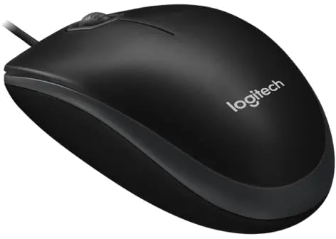Logitech B100 mouse optic USB 800 DPI, Black 
