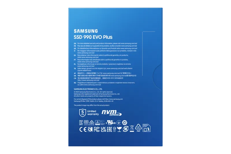 Samsung MZ-V9S2T0BW SSD 990 EVO+ 2TB PCI Express 4.0 