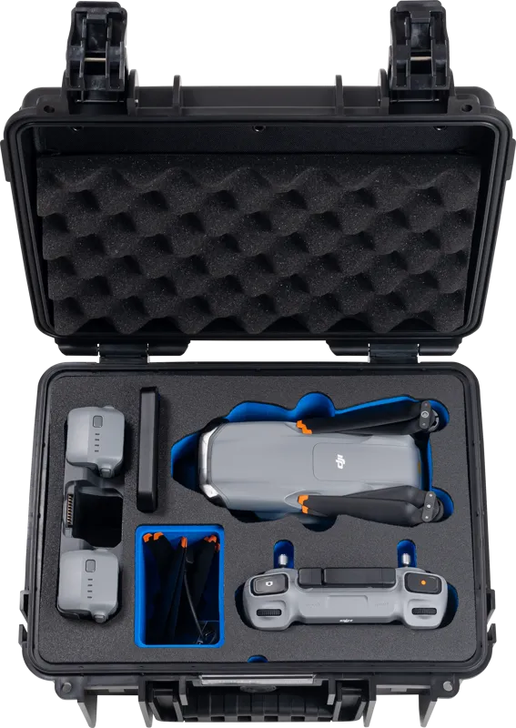B&W Geanta de transport si carcasa de protectie pentru drona DJI Air 3 negru 