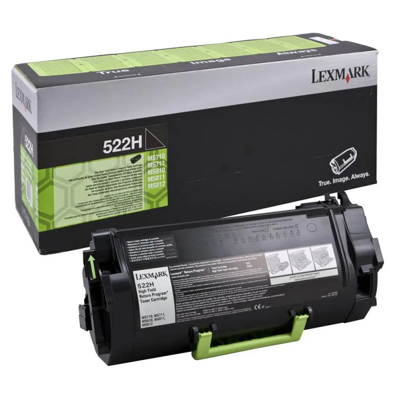 Lexmark 52D2H00 Cartus toner negru, ORIGINAL, Return Program, High Capacity, 25k