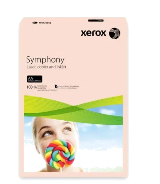 Xerox Hartie colorata A4 80g/mp Salmon Symphony, top 500 coli