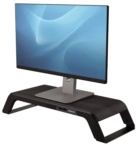 Fellowes Hana Monitor Support - Black suport ergonomic pentru monitor design premium 
