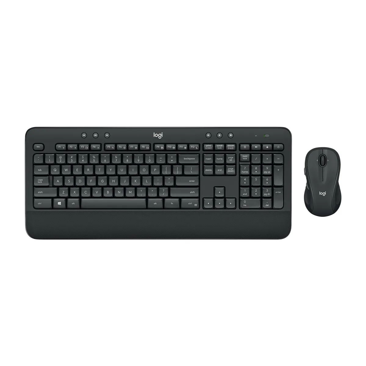 Logitech MK545 Advanced Wireless Keyboard and Mouse Combo US International, black