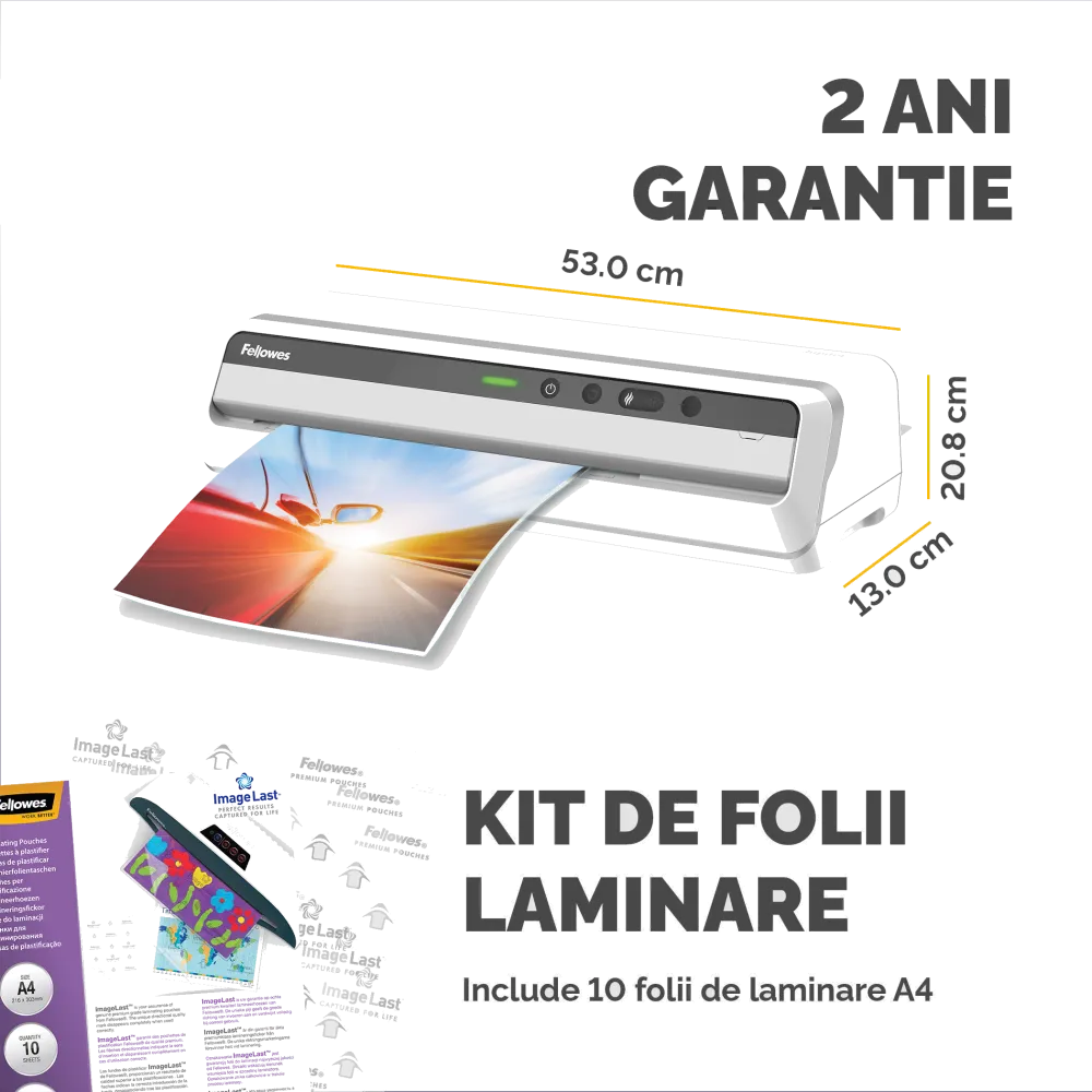 Fellowes Laminator A3 JupiterLX 250mic 320mm 1400mm/min 6role 