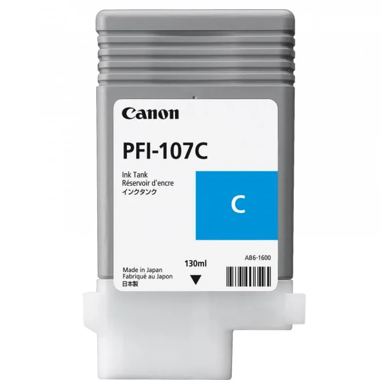 PFI-107C Cartus cerneala, cyan, pentru Canon iPF780,785, 130ml