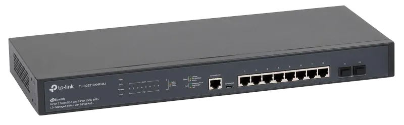TP-Link JetStream TL-SG3210XHP-M2 switch 2.5G PoE+ 8 porturi