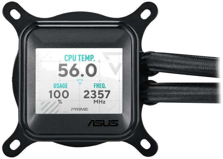 Asus PRIME LC 360 LCD ARGB NEGRU Cooler Procesor 3 ventilatoare radiator 360mm 