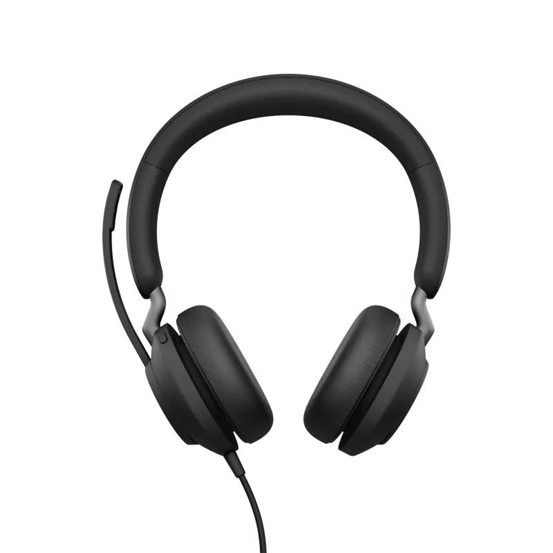 Jabra Evolve2 40 SE MS cu fir, Binaural, On-Ear, conectare USB-C/USB-A