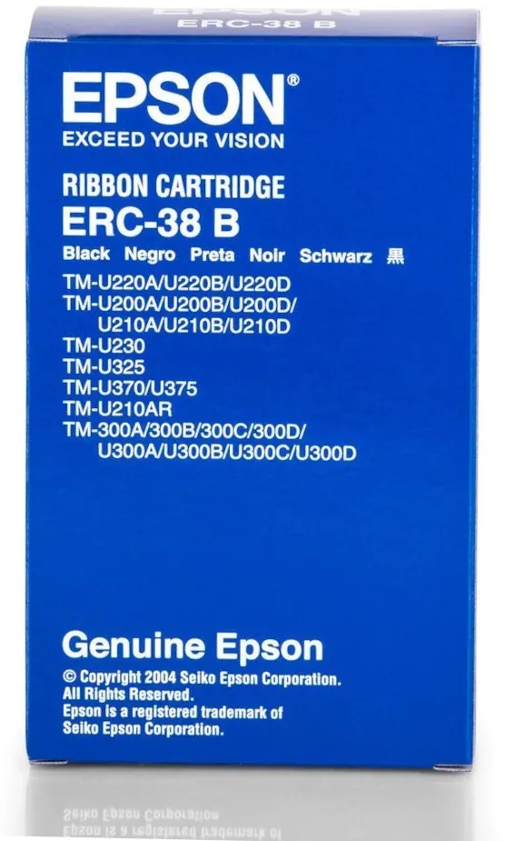 Epson Ribon negru ORIGINAL ERC-38B, pentru TM-U 200/30/300/70/75