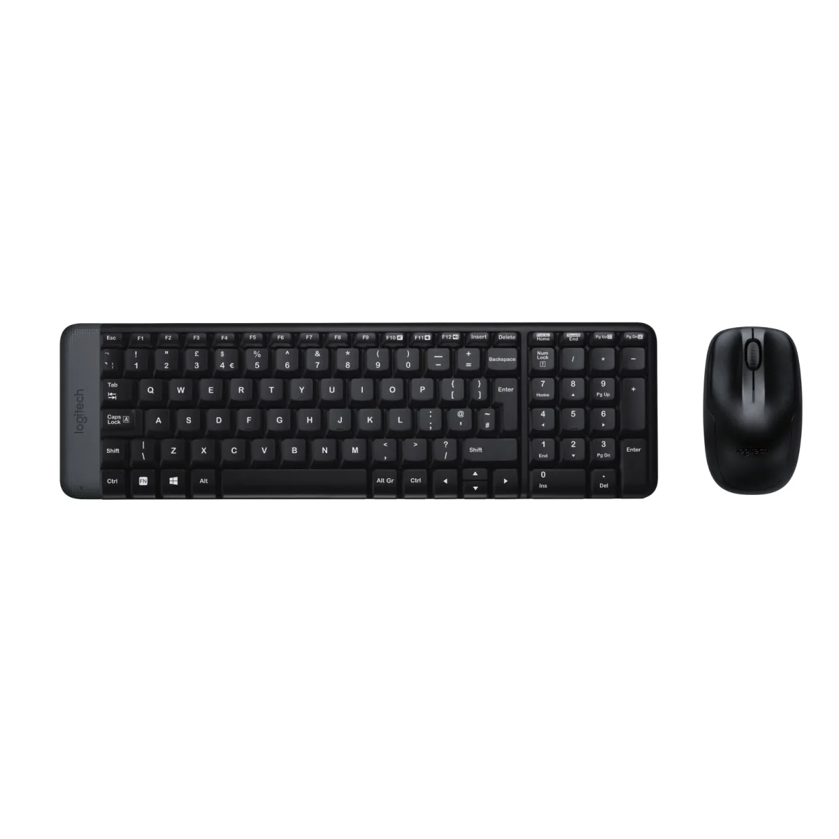 Logitech MK220 Wireless Combo US, Black angle