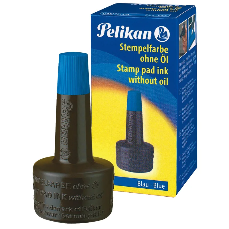 Pelikan Tus stampile neuleios albastru aplicator 28ml