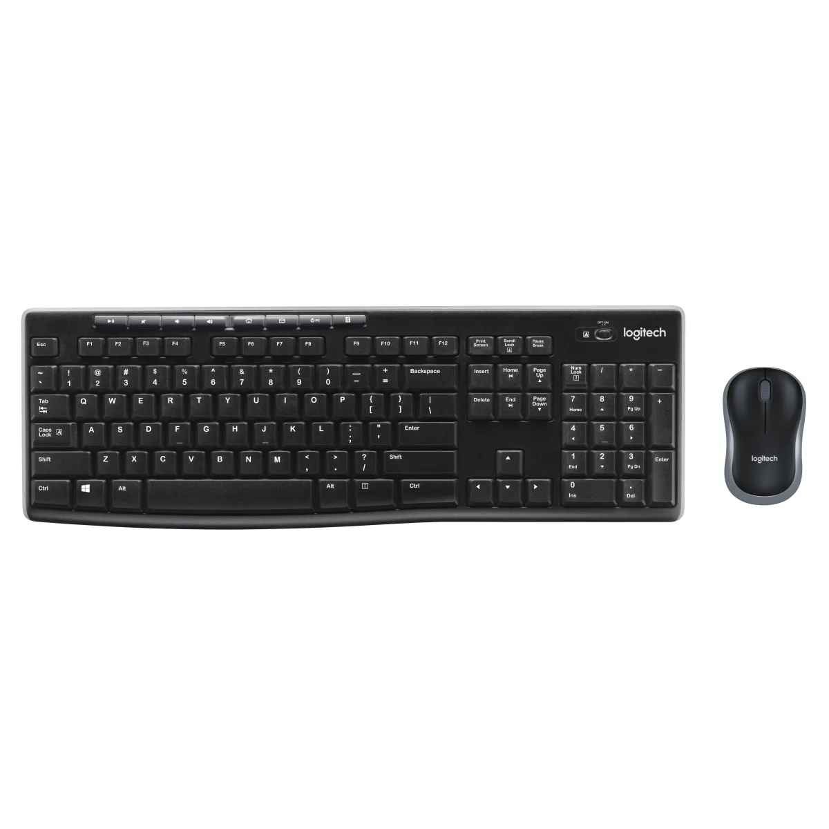 Logitech MK270 Wireless Combo, German QWERTZ, Black