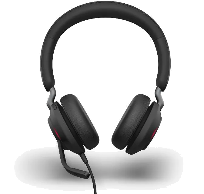 Jabra Casca EVOLVE2 40 MS cu fir, Binaural, On-Ear, conectare USB-A 
