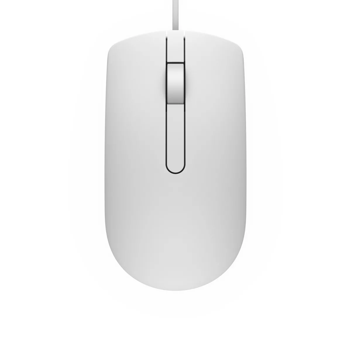 Dell Mouse MS116 cu fir, optic, USB, 1000 dpi, 3/1, alb angle